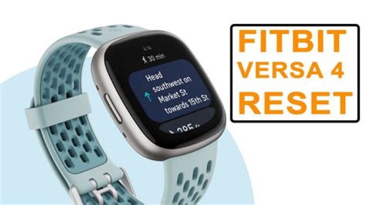 How do I restart my dead versa fitbit?