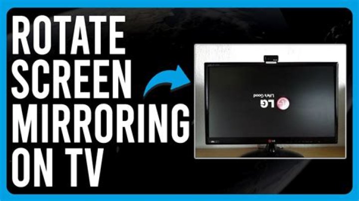 How do I rotate my TV screen?