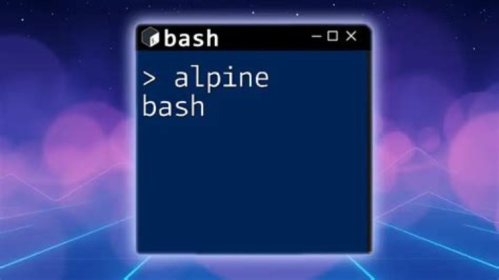 How do I run an Alpine bash script?