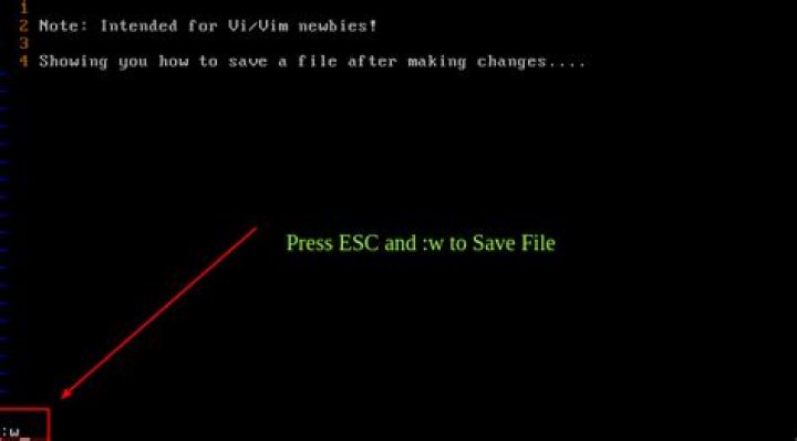 How do I save and edit in Vim editor?