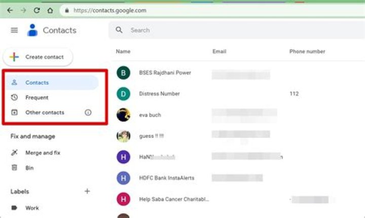 How do I save my contacts from Gmail oppo?