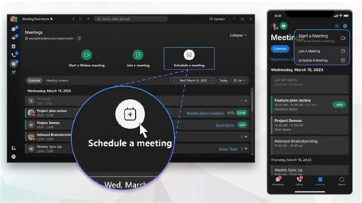 How do I schedule a meeting on my iPad?