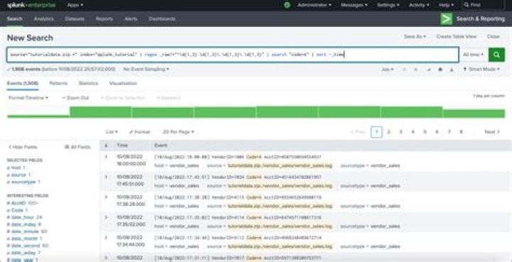 How do I search a query in Splunk?