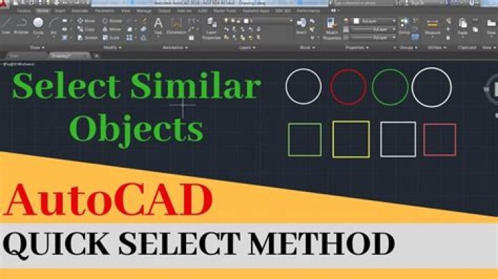 How do I select all similar objects in AutoCAD?