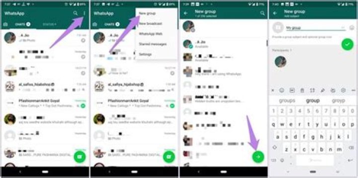 How do I send a message on WhatsApp to a new contact?
