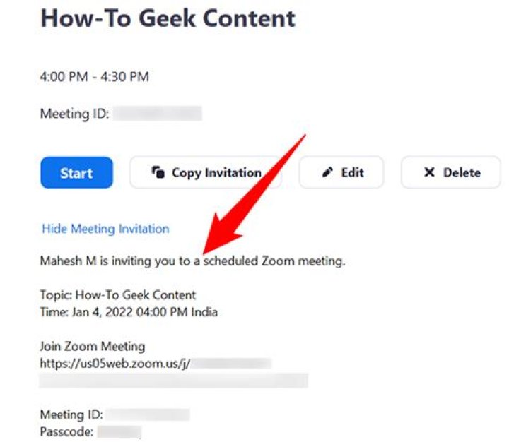 How do I send a zoom URL?