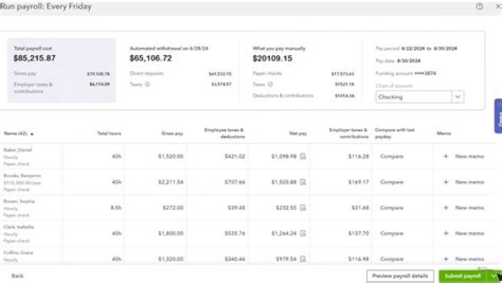How do I set up a payroll subscription in QuickBooks?