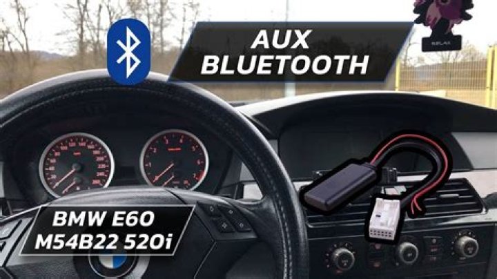 How do I set up Bluetooth in my BMW e60?