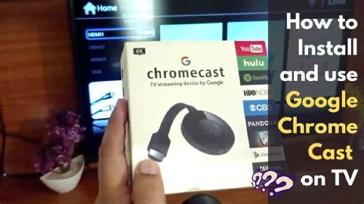 How do I set up chromecast on an old TV?