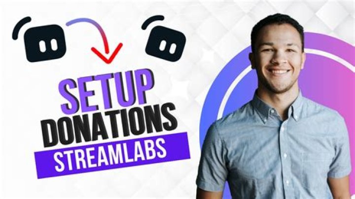 How do I set up donations on StreamLabs?