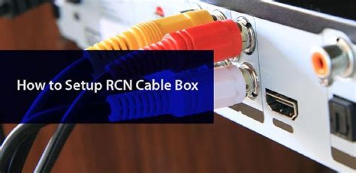 How do I set up my RCN cable box?