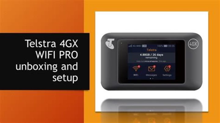 How do I set up Telstra 4GX?