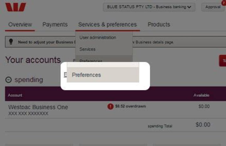 How do I set up Westpac app?