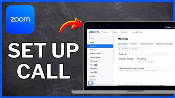 How do I setup a zoom video call?