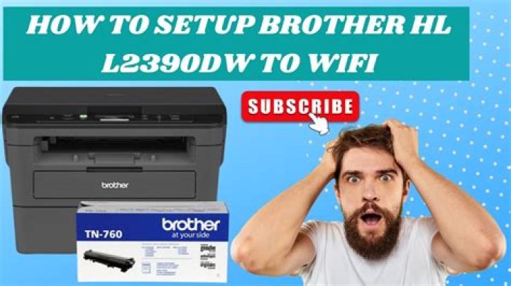 How do I setup my Brother HL l2390dw scanner?
