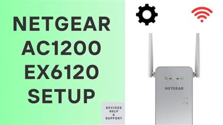 How do I setup my Netgear WiFi Extender EX6120?