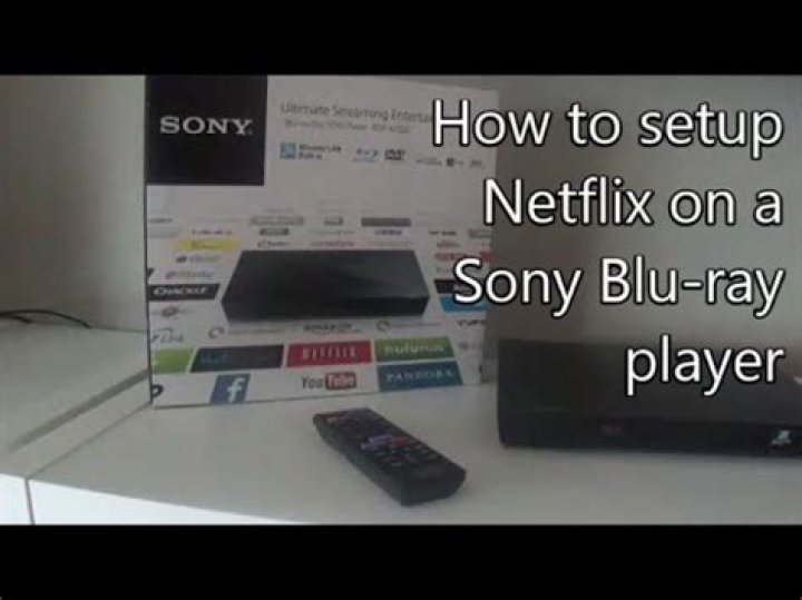 How do I setup Netflix on my Blu Ray?