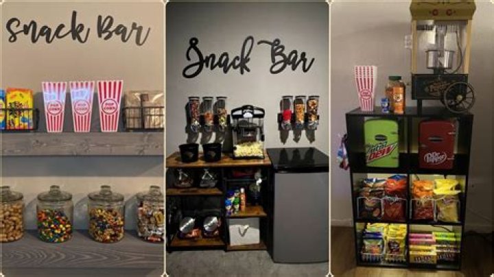 How do I show my snack bar?