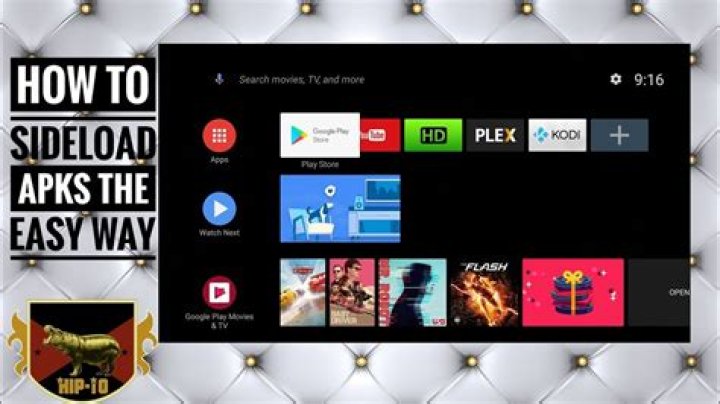 How do I Sideload an APK on Android box?