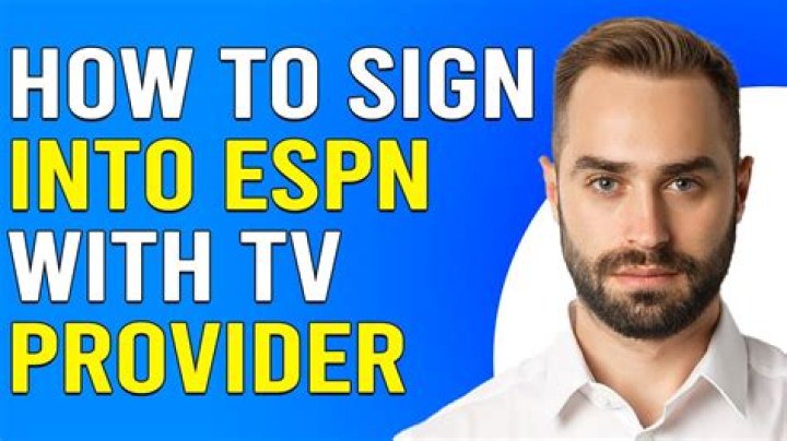 How do I sign into ESPN with sling?