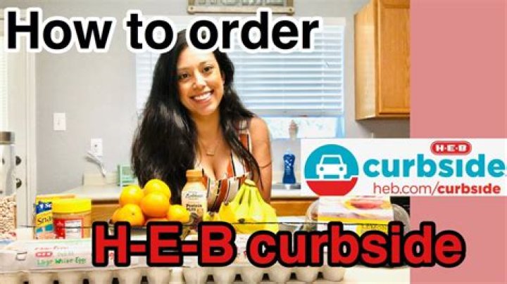 How do I sign up for HEB curbside service?