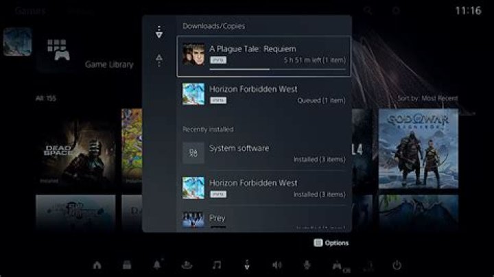 How do I start downloading on ps4 app?