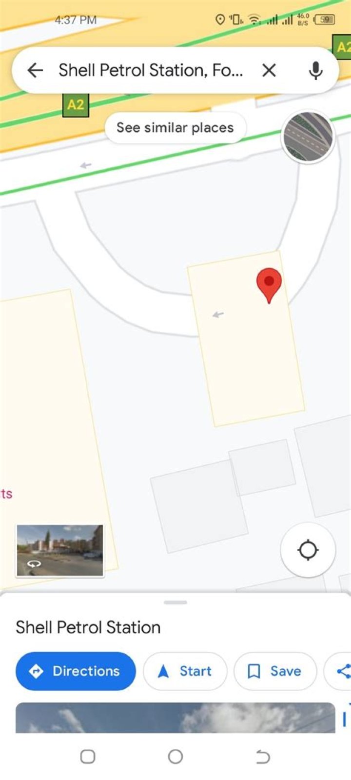 How do I start driving mode in Google Maps?