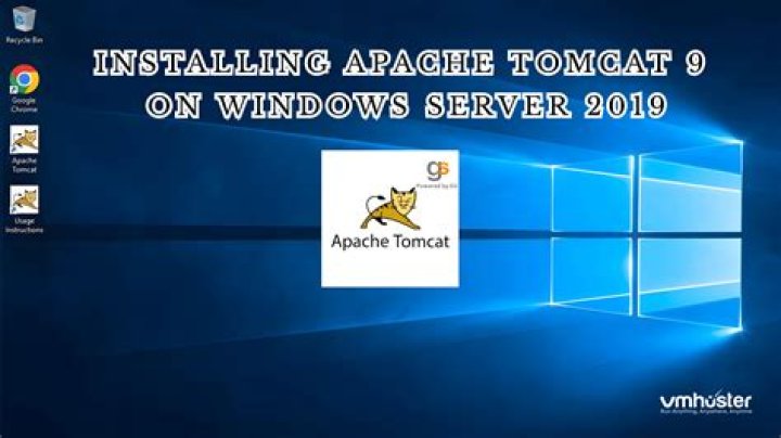 How do I start Tomcat 9 on Windows Server?