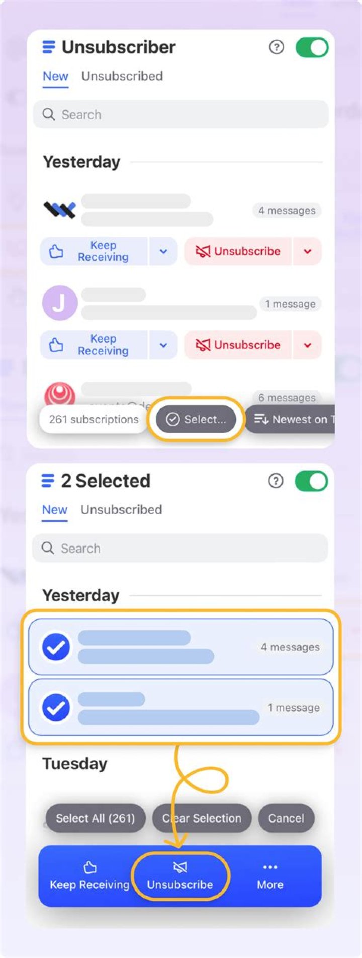 How do I stop junk mail on my phone?