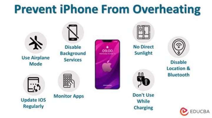 How do I stop my iPhone 7 from overheating?