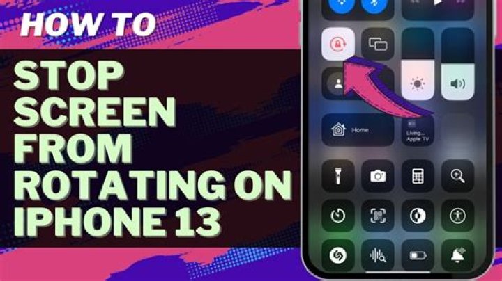 How do I stop my Iphone from scrolling?