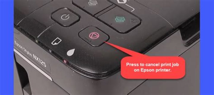 How do I stop printing on Epson LX 300 2?