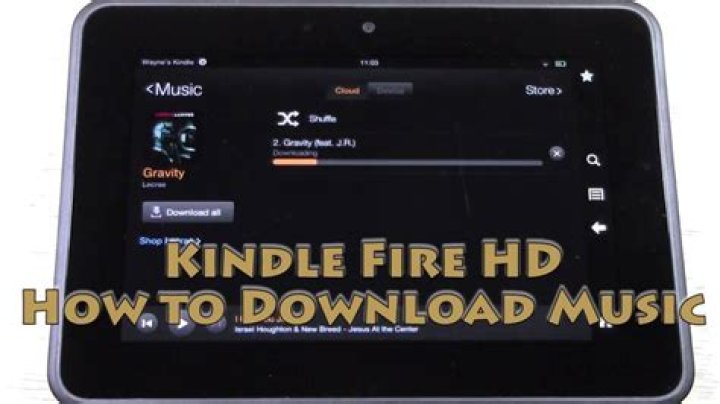 How do I stream music on my Kindle Fire?
