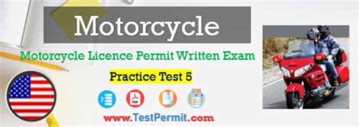 How do I study for my motorcycle permit test?