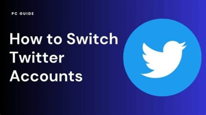 How do I switch twitter accounts on my computer?