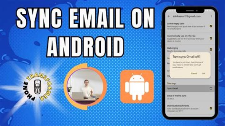 How do I sync my email to my Android phone?