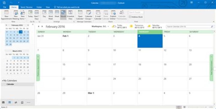 How do I sync my Outlook 2016 calendar with the Internet?