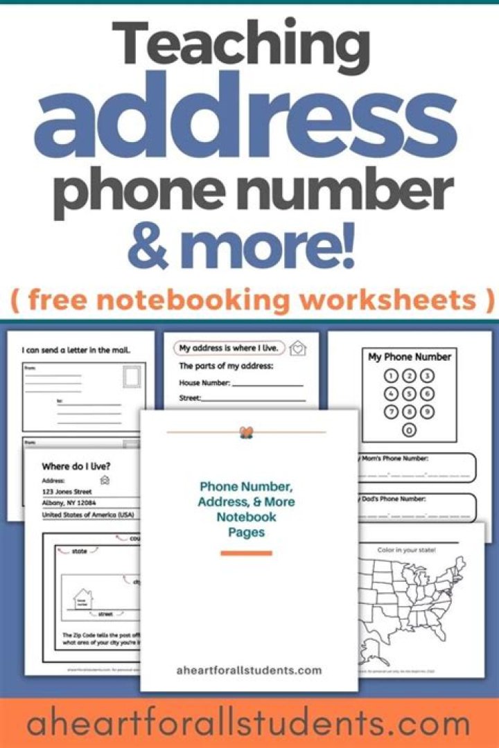 How do I teach my child address and phone number?