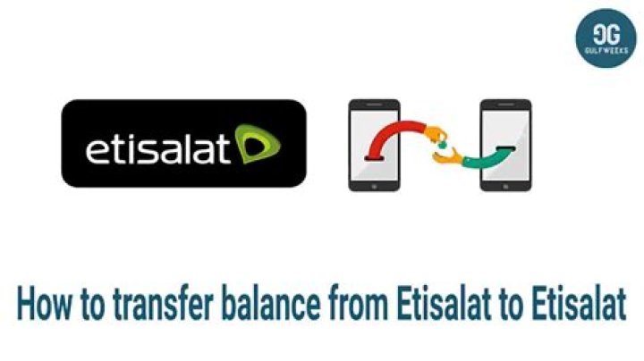 How do I transfer Etisalat balance?