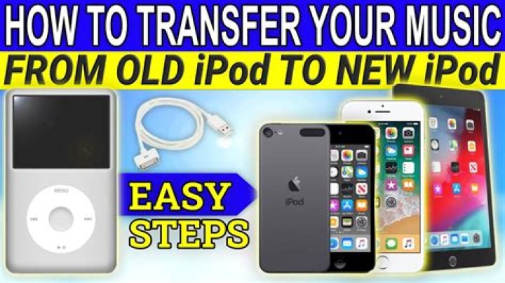 How do I transfer music from my old iPod to my new ipod nano?