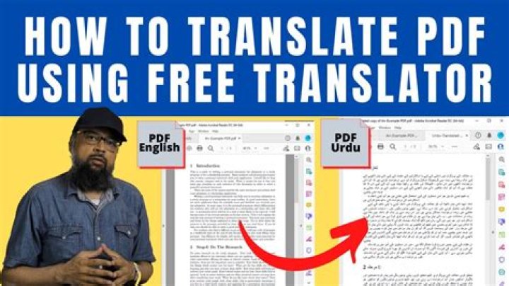 How do I translate a PDF?