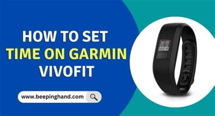 How do I turn my Garmin Vivofit on?