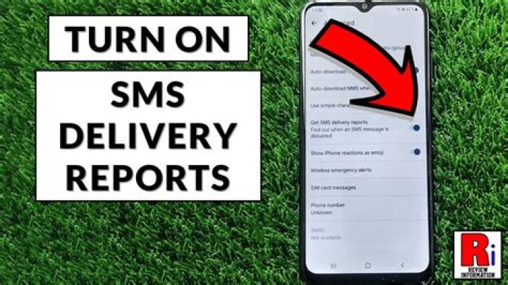 How do I turn off delivery reports on Galaxy Note 8?
