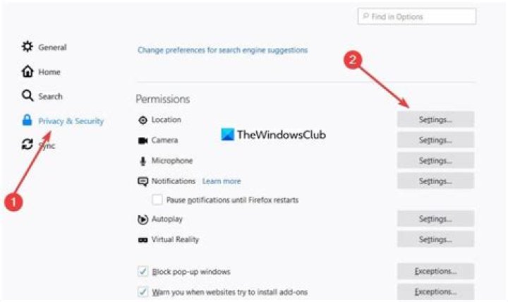 How do I turn off geolocation in Firefox?