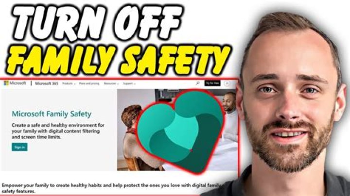 How do I turn off Microsoft Family Safety?