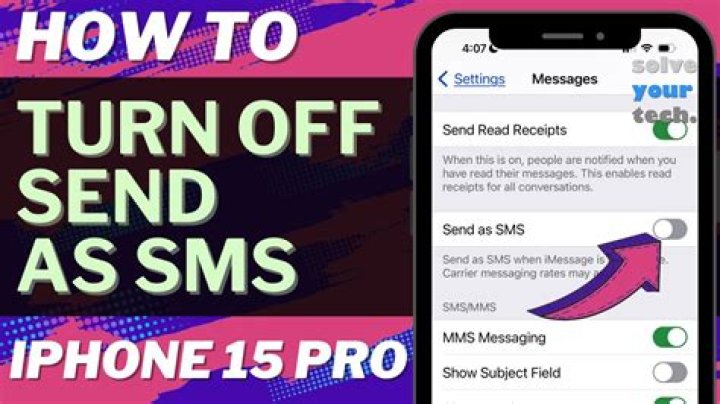 How do I turn off SMS alerts?