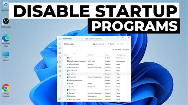 How do I turn off startup programs?