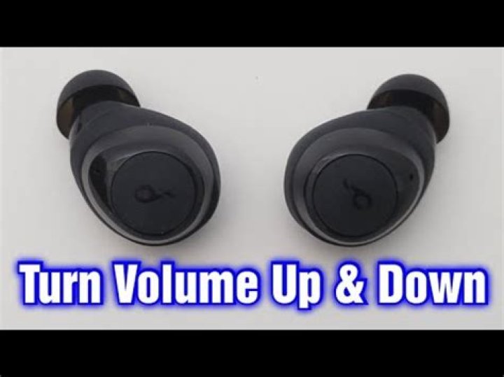 How do I turn up the volume on my Soundcore Liberty air?