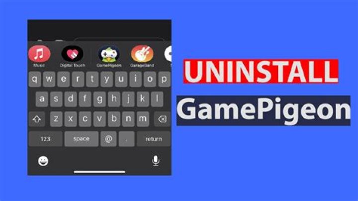How do I uninstall GamePigeon?