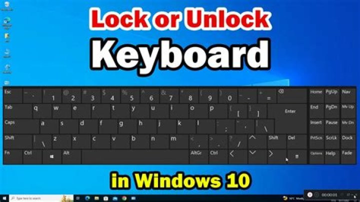How do I unlock my Asus laptop keyboard?